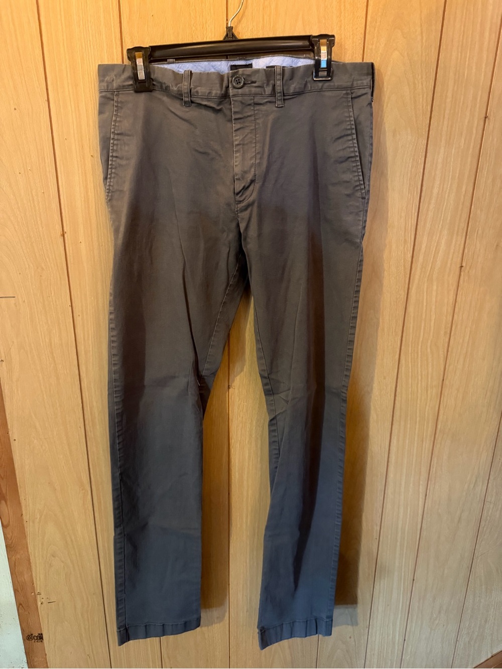 J. Crew Men's Chinos in Charcoal Gray